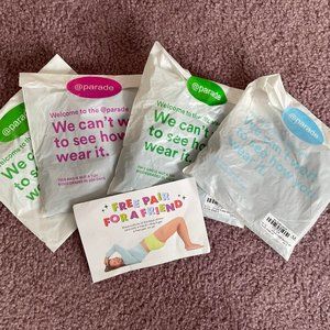 Four Parade Plunge Bralettes Size S Unopened